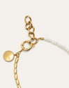Pulsera New Pearl Acero Baño Oro