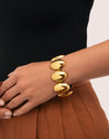 Bracelet Oceya Acier Plaqué Or