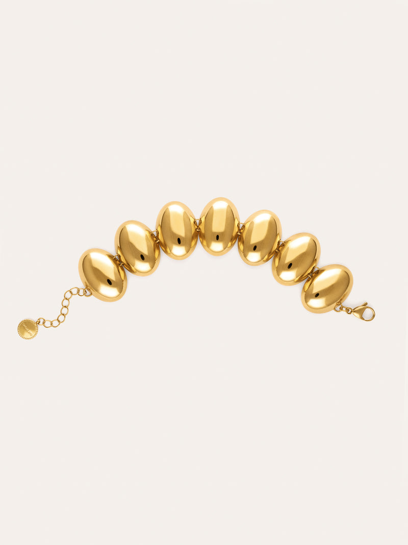 Bracelet Oceya Acier Plaqué Or