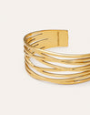 Imagen detalle de Odyssey Cuff Bracelet Gold-Plated Steel