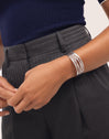Bracciale Rigido Odisea Acciaio - puesto en modelo