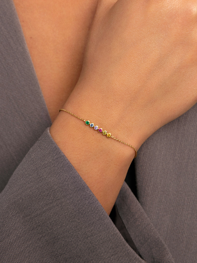 Orbit Armband, vergoldet