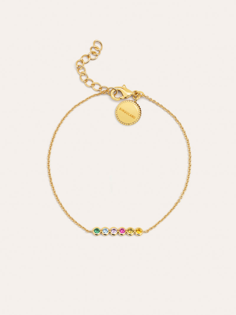 Orbit Armband, vergoldet