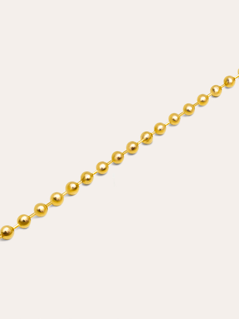 Pulseira Pebbles Banho de Ouro