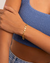 Shells Stainless Steel Gold Bracelet 