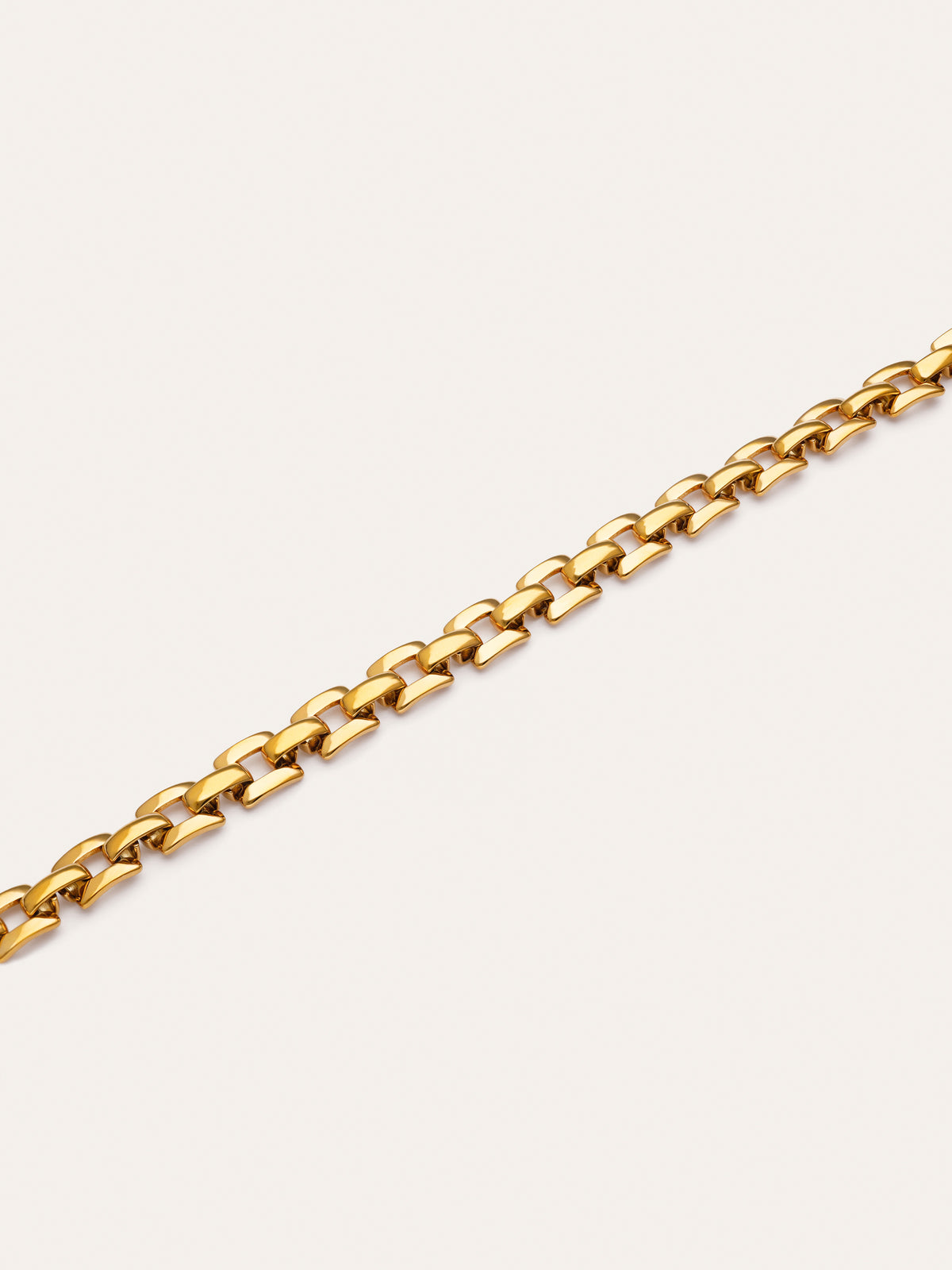 Imagen detalle de Sierpe Steel Gold Plated Bracelet