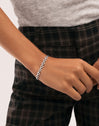 Pulseira Sierpe em Aço - puesto en modelo