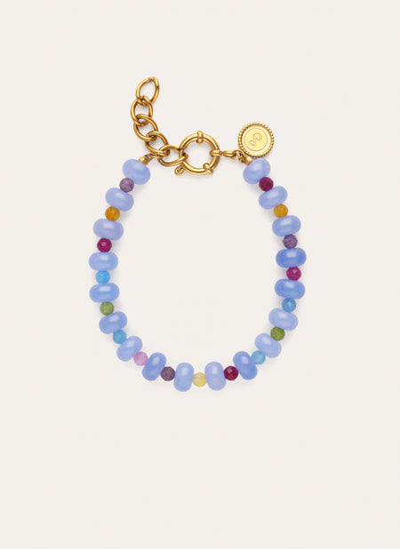 Bracelet Skycolor Stones Acier Plaqué Or