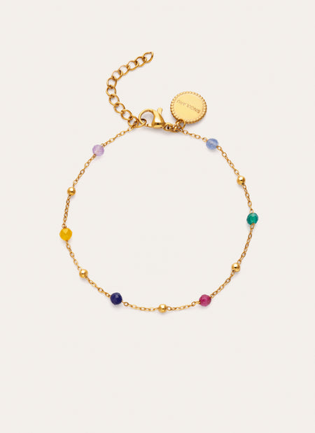 Armband Sophie Colors Stahl vergoldet