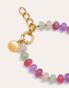 Pulsera Spring Stones Acero Baño Oro