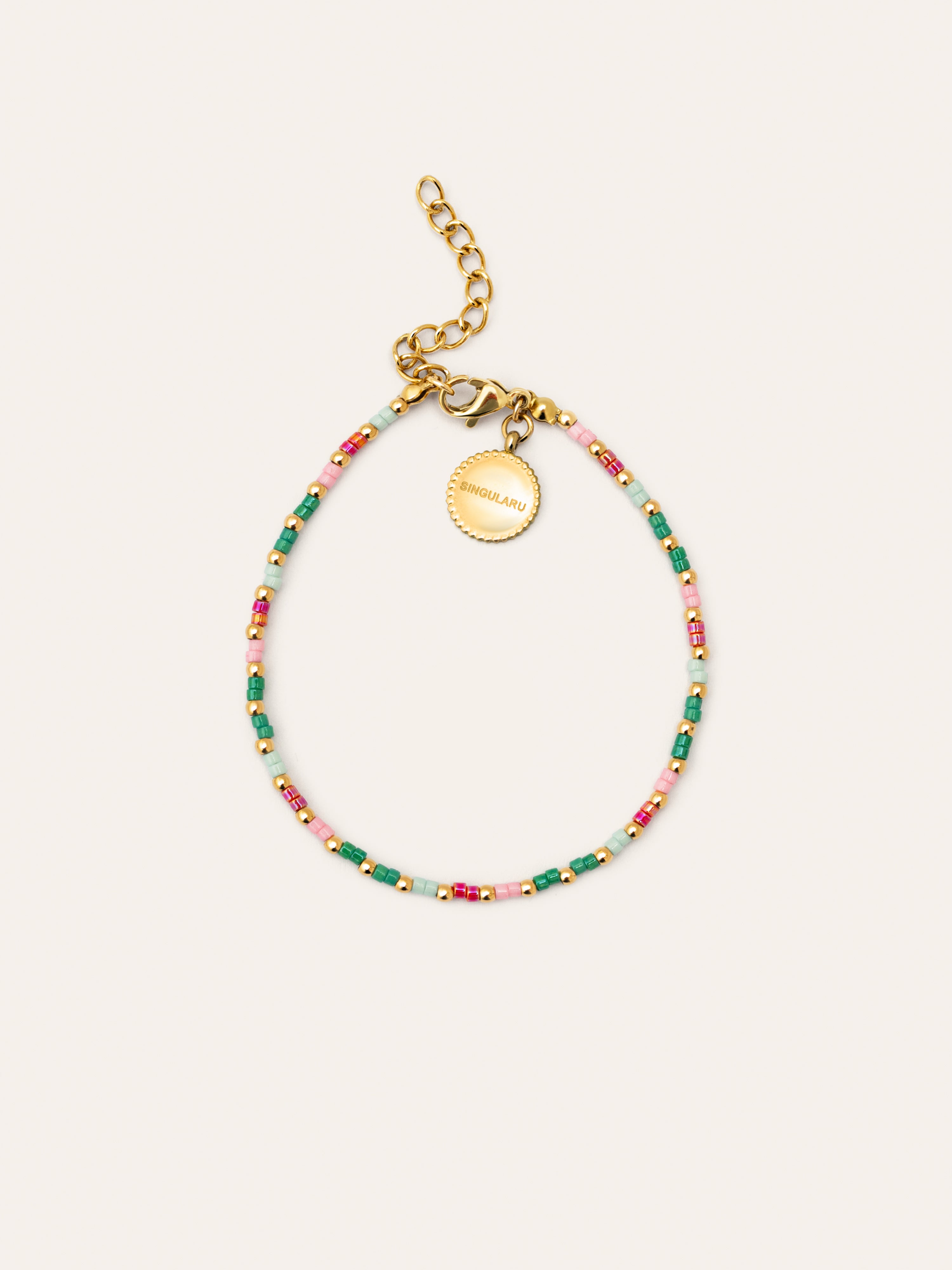 Pulsera Vidal Colors Acero Baño Oro