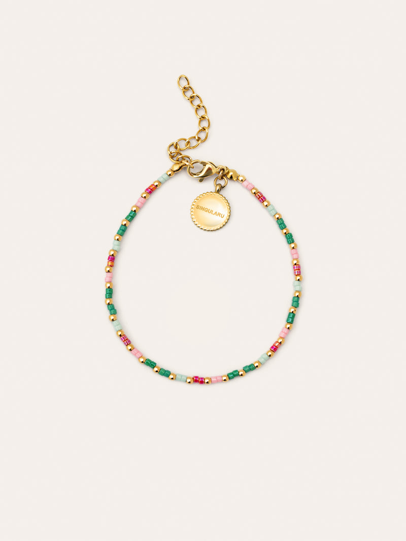 Pulsera Vidal Colors Acero Baño Oro