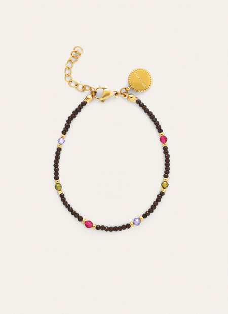 Pulsera Winter Glam Acero Baño Oro