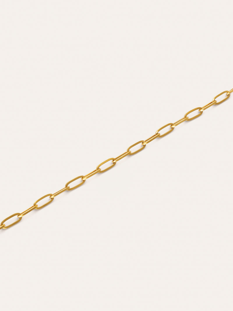 Tobillera Chic Acero Baño Oro