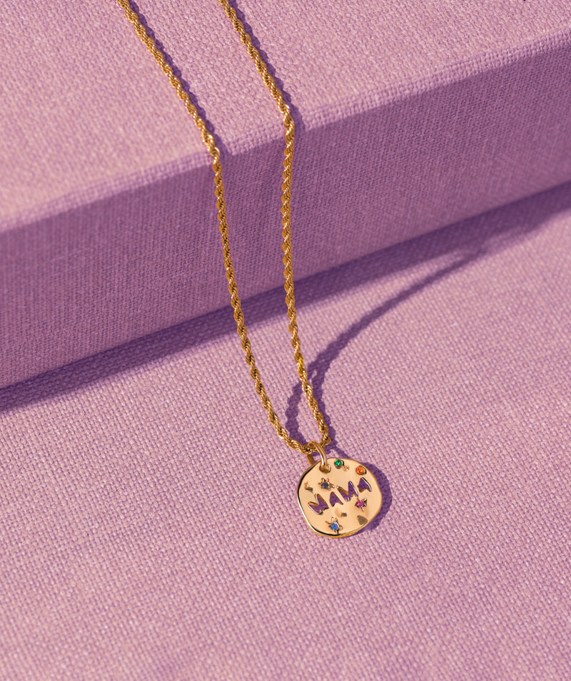 Charm Mamá Banho de Ouro