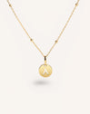 Colar Personalizado Mini Medallion Banhado a Ouro