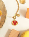 Collar New Pearl Acero Baño Oro
