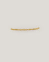 Bracelet chapelet acier plaqué or - vista 5