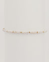 Pulsera Pearls Dots Acero Baño Oro