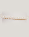 Pulsera Pearl Chain Acero Baño Oro