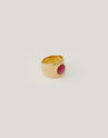 My Pink Stone Ring van Staal met Goudkleurige coating - vista 4