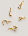 Charm Personalizado Inicial Organic Colors Banho de Ouro