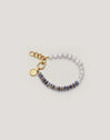 Bracciale Índigo Pearl Acciaio Placcato Oro - vista 4