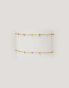 Pack 2 Pulseiras Amizade Colores Aço Banho de Ouro