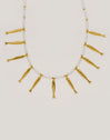 Collar Costa Acero Baño Oro