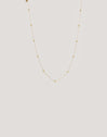 Dots L Stainless Steel Gold Necklace