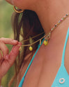 Collar Multicharm Aperitivo Marino Acero Baño Oro