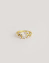 Bague Buganvilla White Plaqué Or