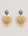Pendientes Catalina Acero Baño Oro