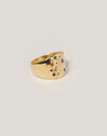 Organic Colors Zodiaco Ring, vergoldet