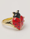 Ladybug Gold Ring
