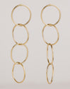 Pendientes Circles & Circles Baño Oro