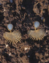 Pendientes Catalina Acero Baño Oro