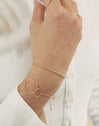 Pebbles Armband, vergoldet