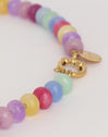 Collar Color Stones Acero Baño Oro