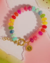 Pulsera Bloom Stones Acero Baño Oro