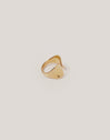 Anillo Honey Acero Baño Oro