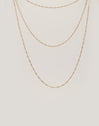 Collana Cleopatra Mini Twist Acciaio Placcato Oro - vista 6
