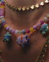 Collar Oceánic Colors Acero Baño Oro