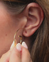 Pendientes Gladiolo Baño Oro