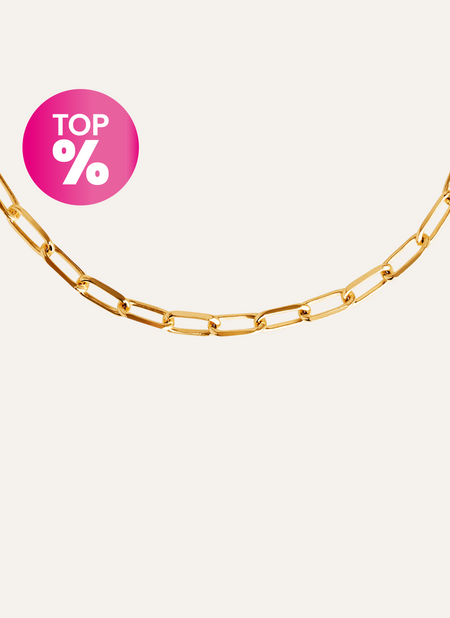 Chic Stainless Steel Gold Necklace