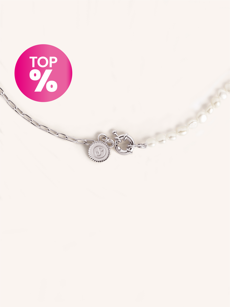 Chic Pearl Stainless Steel Necklace