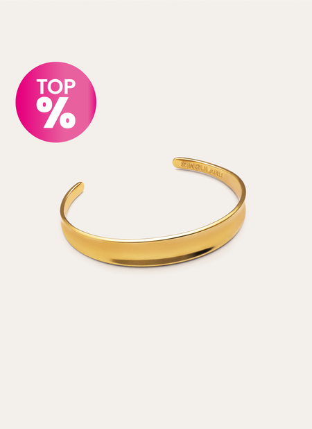 Brazalete Easy Acero Baño Oro