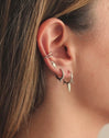 Pendientes Rolling Plata Puesta