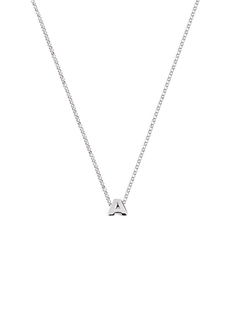 Collar Personalizado Inicial Letra Plata de Ley 925
