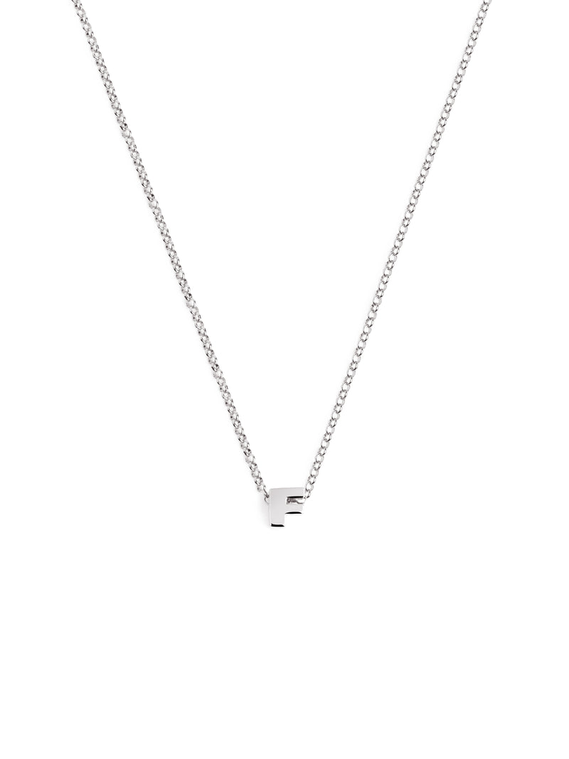 Collar Personalizado Inicial Letra Plata de Ley 925